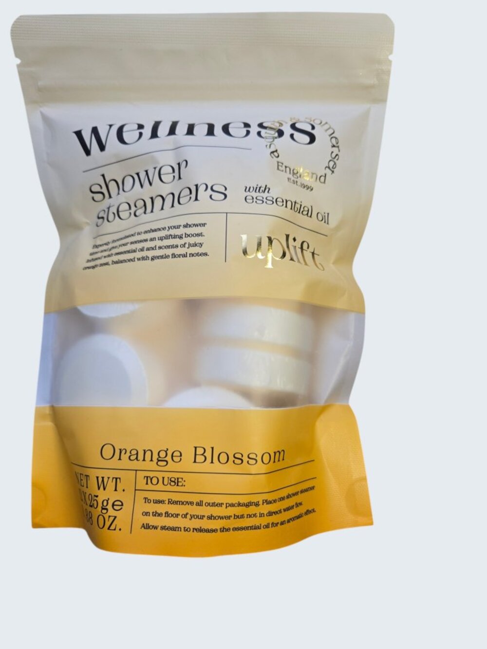 New Asquith & Somerset Orange Blossom Shower Steamers – Citrus Essential Oil